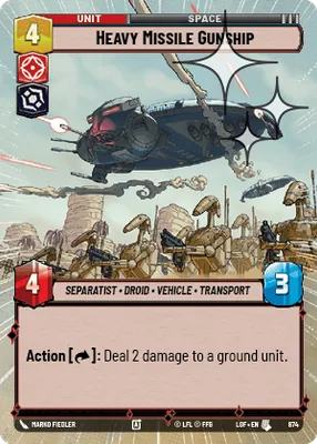 Heavy Missile Gunship — Hyperspace Foil