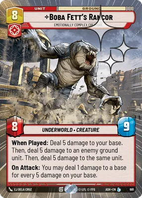 Boba Fett's Rancor — Hyperspace Foil