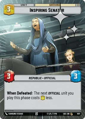 Inspiring Senator — Hyperspace Foil