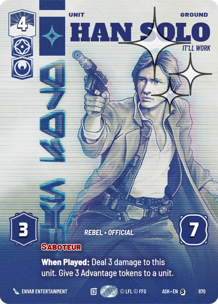 Han Solo — Foil Prestige