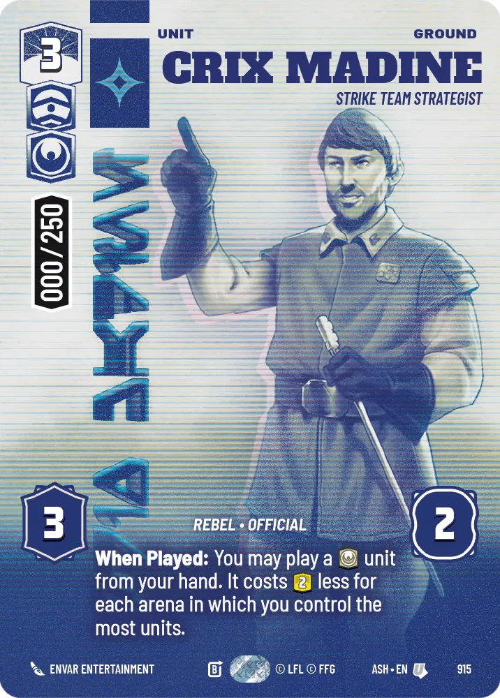 Crix Madine — Serialized Prestige