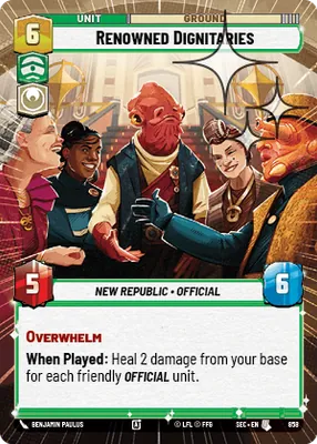Renowned Dignitaries — Hyperspace Foil