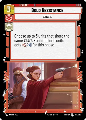 Bold Resistance