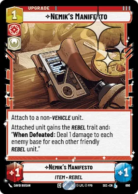 Nemik's Manifesto — Standard Foil