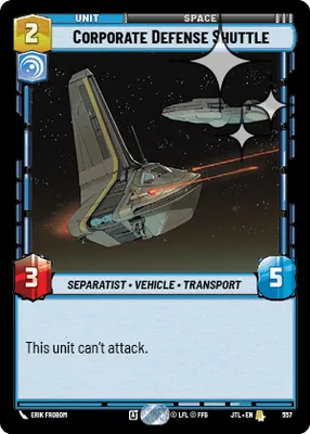 Corporate Defense Shuttle — Standard Foil