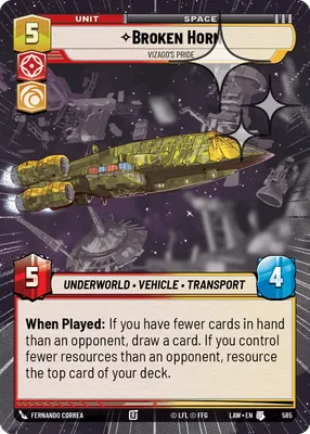 Broken Horn — Hyperspace Foil