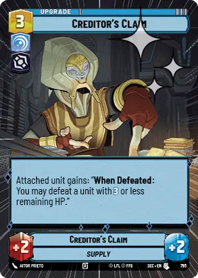 Creditor's Claim — Hyperspace Foil