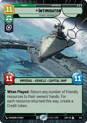 Intimidator — Hyperspace Foil