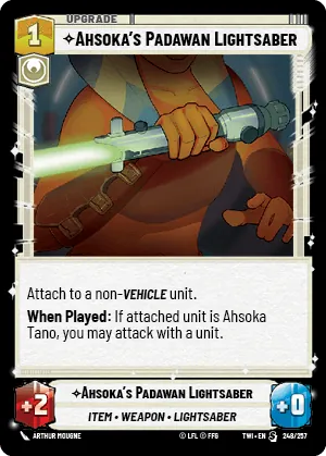 Ahsoka's Padawan Lightsaber