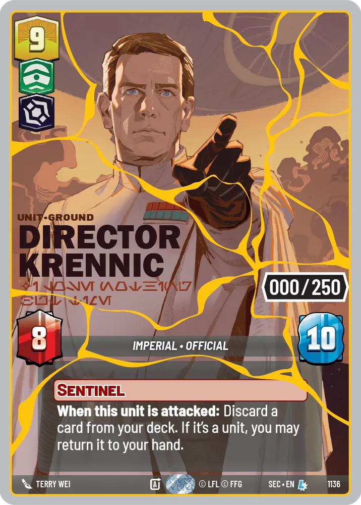 Director Krennic — Serialized Prestige - Yellow Gold