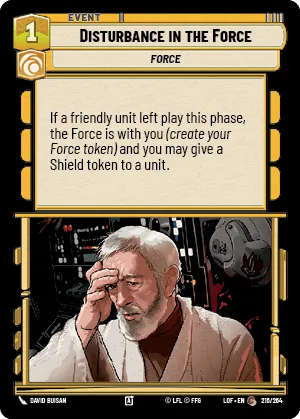 Disturbance in the Force