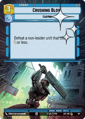 Crushing Blow — Hyperspace Foil