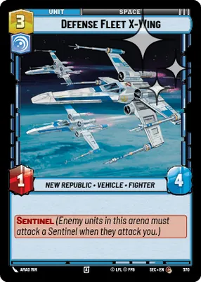 Defense Fleet X-Wing — Standard Foil