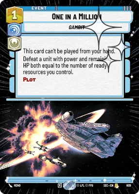 One in a Million — Hyperspace Foil