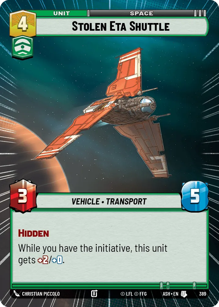 Stolen Eta Shuttle — Hyperspace