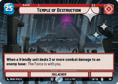 Temple of Destruction — Hyperspace Foil