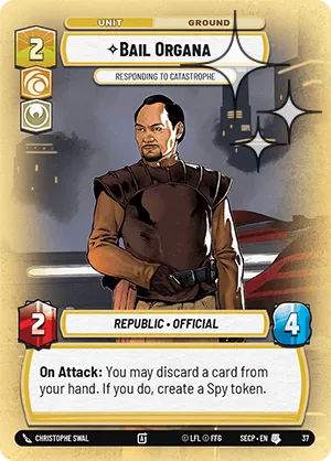 Bail Organa — Weekly Play Foil