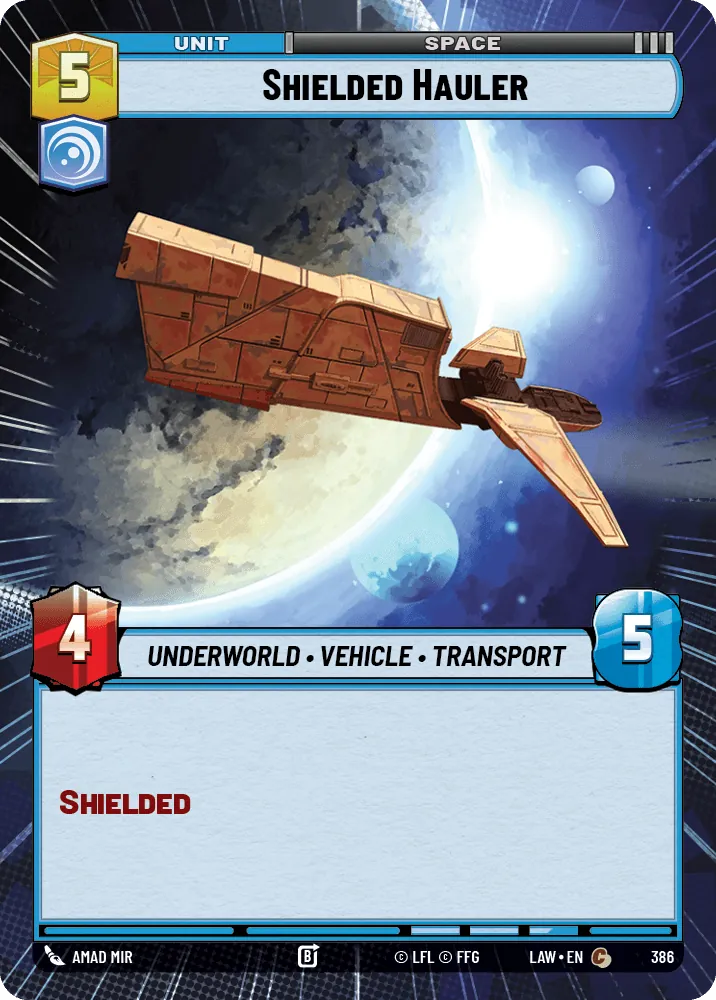 Shielded Hauler — Hyperspace