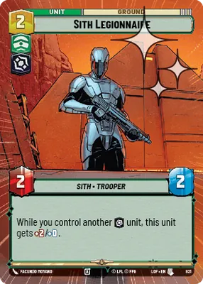Sith Legionnaire — Hyperspace Foil