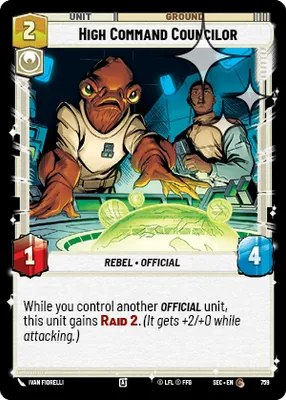 High Command Councilor — Standard Foil
