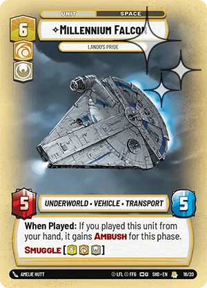 Millennium Falcon — Weekly Play Foil