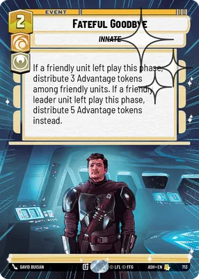 Fateful Goodbye — Hyperspace Foil