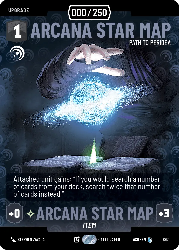Arcana Star Map — Serialized Prestige