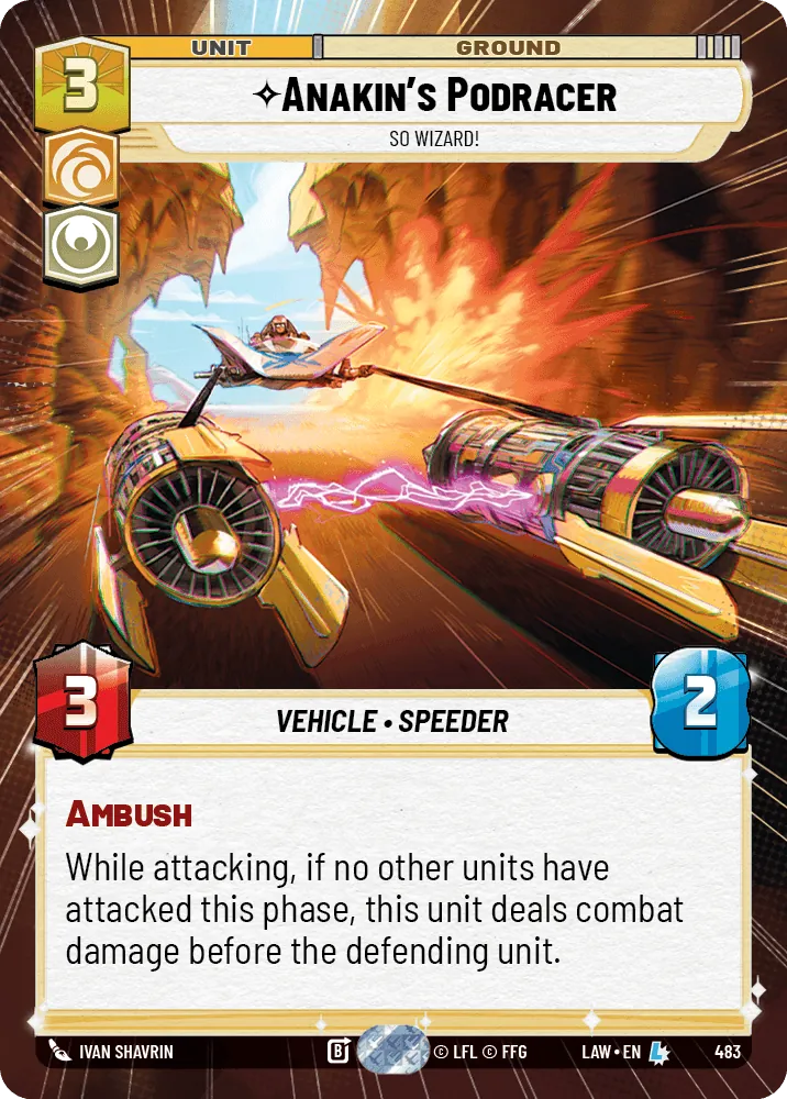 Anakin's Podracer — Hyperspace