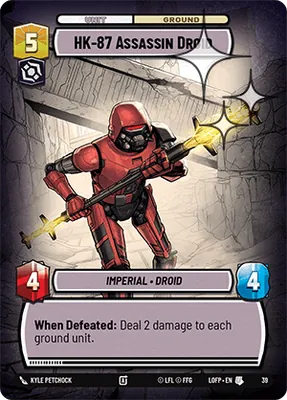 HK-87 Assassin Droid — Weekly Play Foil