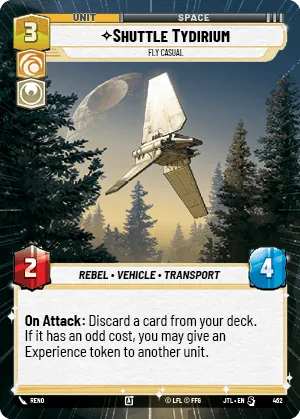 Shuttle Tydirium — Hyperspace