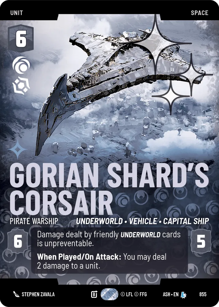 Gorian Shard's Corsair — Foil Prestige