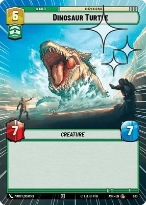 Dinosaur Turtle — Hyperspace Foil