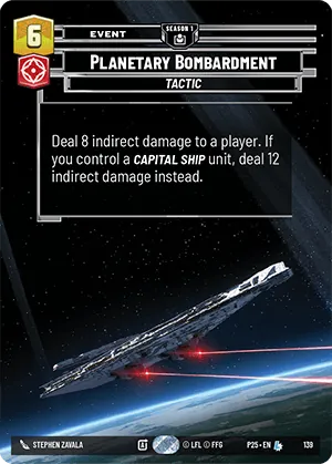 Planetary Bombardment — SQ Event Pack