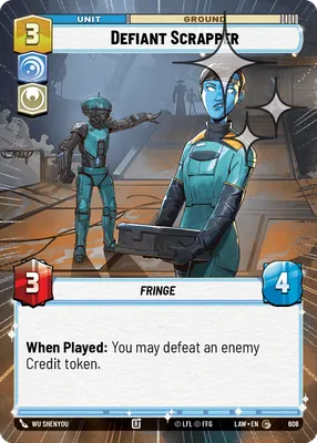 Defiant Scrapper — Hyperspace Foil