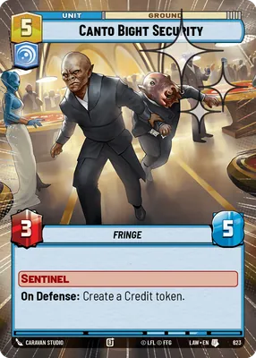 Canto Bight Security — Hyperspace Foil
