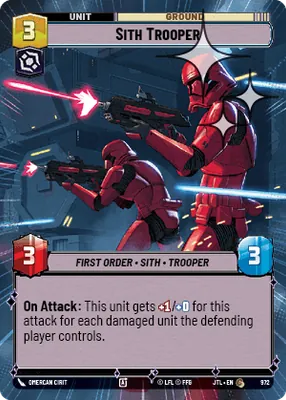 Sith Trooper — Hyperspace Foil
