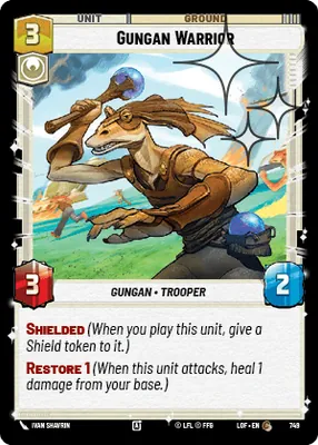 Gungan Warrior — Standard Foil