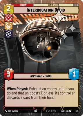 Interrogation Droid — Hyperspace Foil