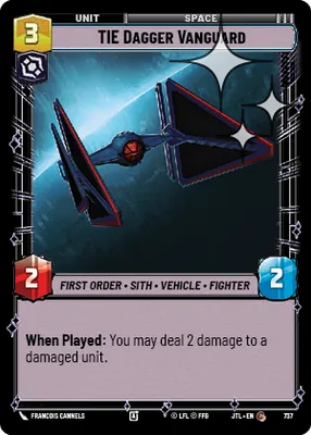 TIE Dagger Vanguard — Standard Foil
