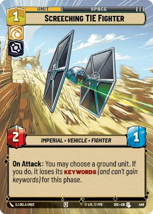 Screeching TIE Fighter — Hyperspace