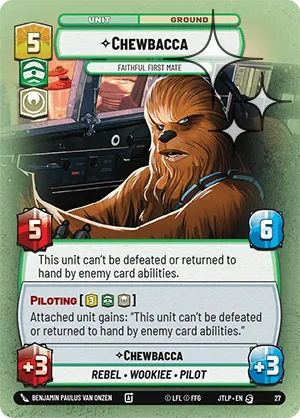 Chewbacca — Weekly Play Foil