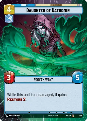 Daughter of Dathomir — Hyperspace