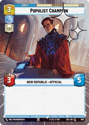 Populist Champion — Hyperspace Foil