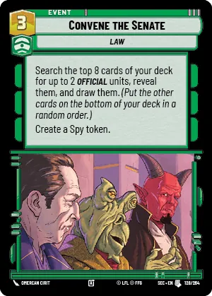 Convene the Senate