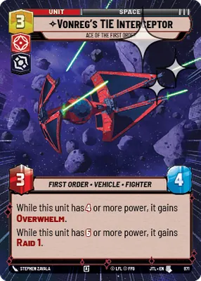 Vonreg's TIE Interceptor — Hyperspace Foil