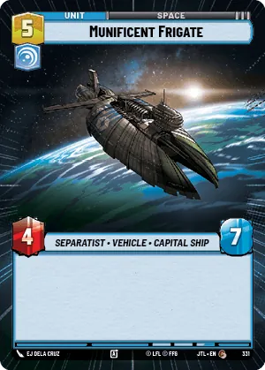 Munificent Frigate — Hyperspace