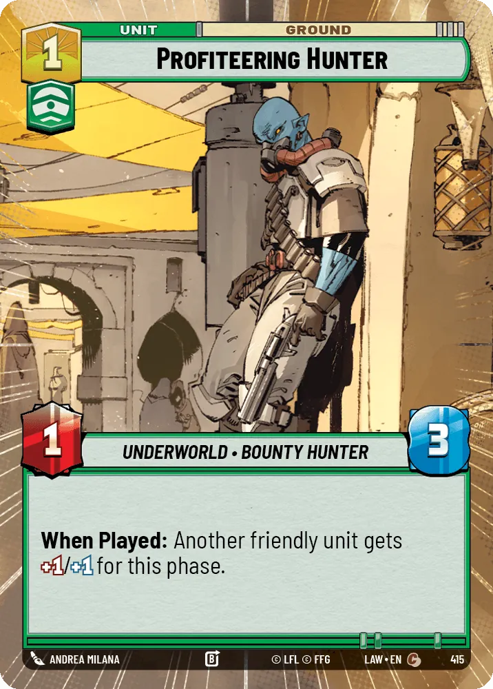 Profiteering Hunter — Hyperspace