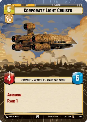 Corporate Light Cruiser — Hyperspace