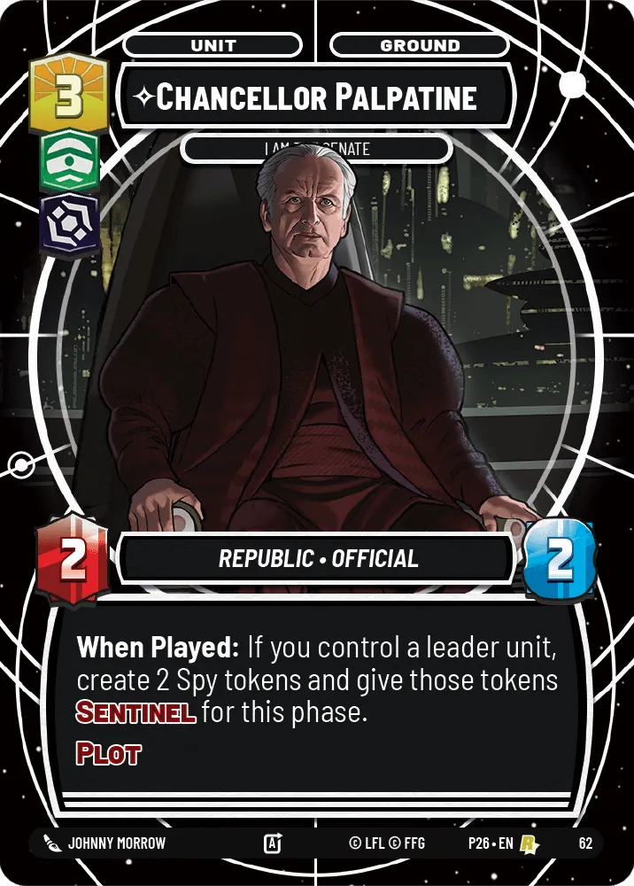 Chancellor Palpatine — SQ Participation