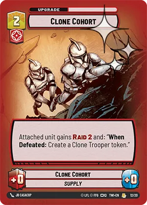 Clone Cohort — Weekly Play Foil